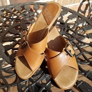 Size 7.5 Leather Sandals